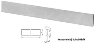 RADECO upichovací -  lichoběžník nepravidelný, HSS, ČSN 223694 - 2,5x10x100 mm
