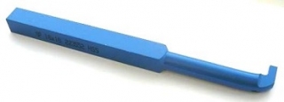 Soustružnický nůž zapichovací vnitřní, pravý, HSS, ČSN 223552 - 12x12 mm. Strojírny Poldi.