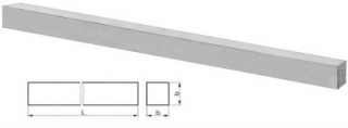 Polotovar nože RADECO, čtvercový profil, HSSE 57 Co10, ČSN 223690 - 8x8x100