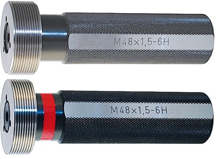 Mezní závitový trn pro metrický závit M42x3 SH5-SH8, ČSN 254111, 254113 - sada