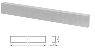 Polotovar nože RADECO, obdelníkový profil, HSS, ČSN 223691 - 25x12x200, III. jakost, rezavé