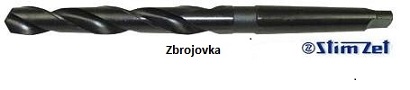Vrták do kovu HSS – 12,7 mm, kuželová stopka, ČSN 221140