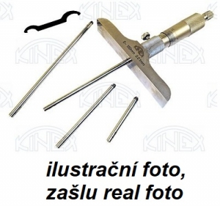 Hloubkoměr mikrometrický 0-25 mm, Mitutoyo, ČSN 251442