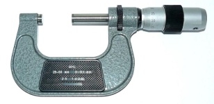 Mikrometr třmenový, 25-50 mm, ČSN 251420 - Jugoslavia