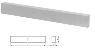 Polotovar nože RADECO, obdelníkový profil, HSSE 57 Co5, ČSN 223691 - 40x20x160