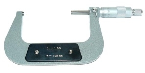 Mikrometr třmenový, 75-100 mm, ČSN 251420 - Somet