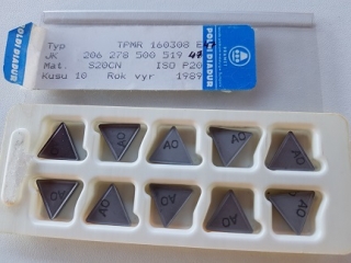 Vyměnitelná břitová destička TPMR 160308 E47; S20 CN, Pramet
