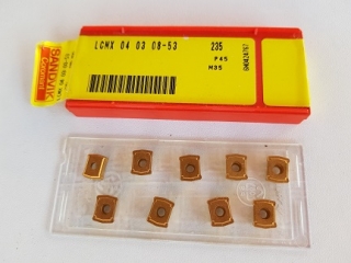 Vyměnitelná břitová destička LCMX 040308-53 P45, M35, Sandvik