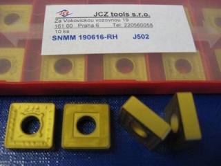 Vyměnitelná břitová destička SNMM 190616-RH,J502 HC-P35, JCZ