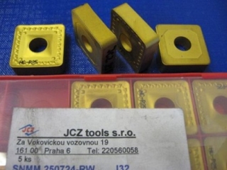 Vyměnitelná břitová destička SNMM 250724-RW,J32 HC-P25, JCZ