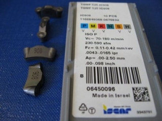 Vyměnitelná břitová destička TGMF 525,IC908, Iscar