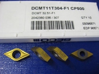 Vyměnitelná břitová destička DCMT 11T304-F1,CP500, Seco