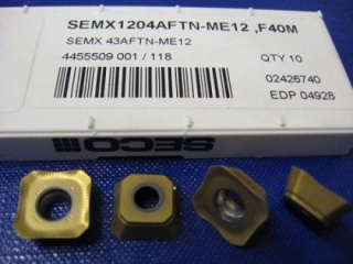 Vyměnitelná břitová destička SEMX 1204AFTN-ME12, F40M, Seco