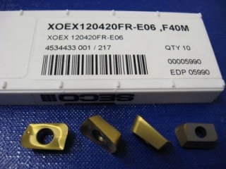 Vyměnitelná břitová destička XOEX 120420FR-E06, F40M, Seco