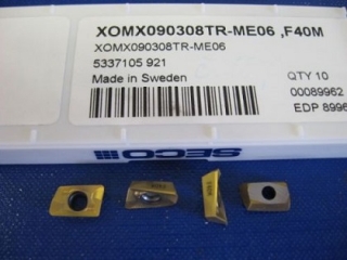Vyměnitelná břitová destička XOMX 090308TR-ME06,F40M, Seco