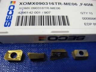 Vyměnitelná břitová destička XOMX 090316TR-ME06,F40M, Seco
