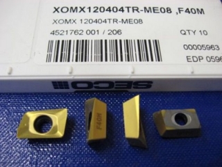Vyměnitelná břitová destička XOMX 120404TR-ME08,F40M, Seco