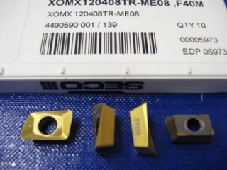 Vyměnitelná břitová destička XOMX 120408TR-ME08,F40M, Seco