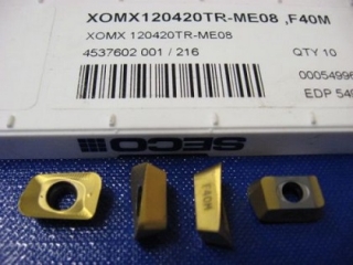 Vyměnitelná břitová destička XOMX 120420TR-ME08,F40M, Seco