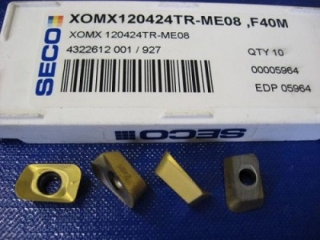 Vyměnitelná břitová destička XOMX 120424TR-ME08,F40M, Seco