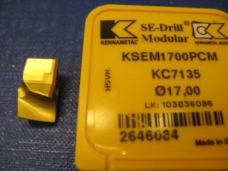 KSEM 1700PCM,KC7135 - vrtací korunka 17 mm, Kennametal