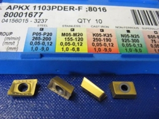 Vyměnitelná břitová destička APKX 1103PDER-F,8016, Pramet