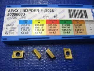 Vyměnitelná břitová destička APKX 1103PDER-F,8026, Pramet