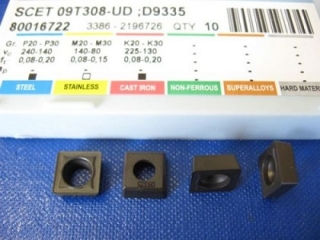 Vyměnitelná břitová destička SCET 09T308-UD,D9335, Pramet