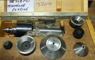Upínací hrot otočný s vyměnitelnými vložkami Morse 3, ČSN 243326, Škoda