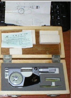 Mikropaasametr, ČSN 251875 - 0-25 mm, Čína, 80. léta