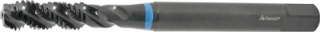 Strojní závitník se šroubovitými drážkami - M8   6H, HSSE, ISO2, Garant - 135650